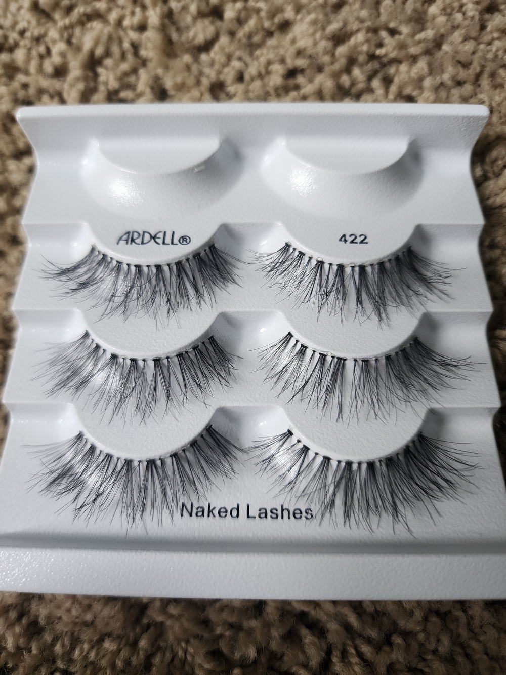 Ardell Naked Lashes 422 - Black Wispy False Eyelashes (3 Pairs)